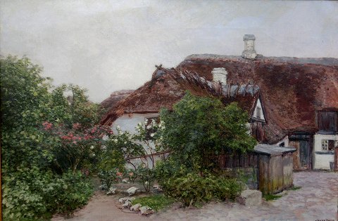 Olie maleri på lærred. Maleriet er udstillet på Charlottenborg i 1912.