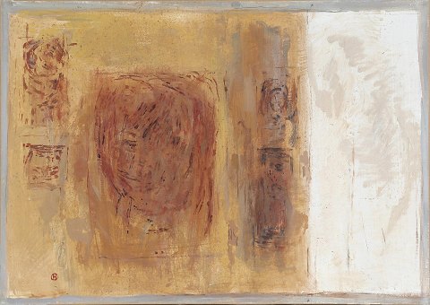 "Studio Picture" Oil painting on canvas in a new natural frame.